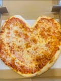 Large Heart Shaped Pizza