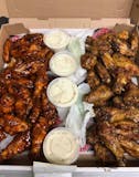 Mega Bucket From The BBQ Chart Pit Wings