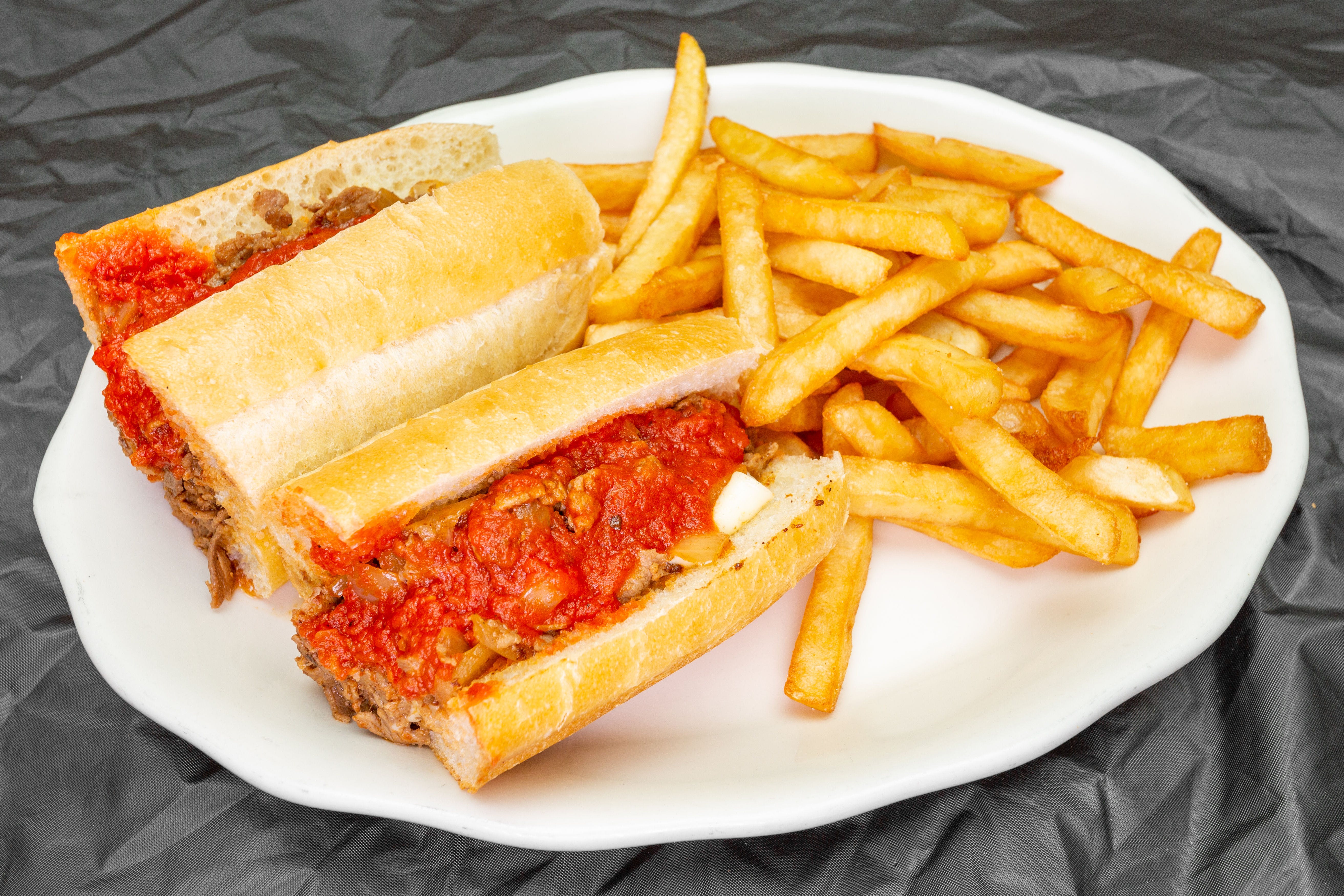 Order Cheesesteak Sandwich - Small food online from My New Place Pizzeria & Italian Restaurant store, Easton on bringmethat.com