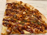BBQ with Crispy Red Onion Pizza Slice