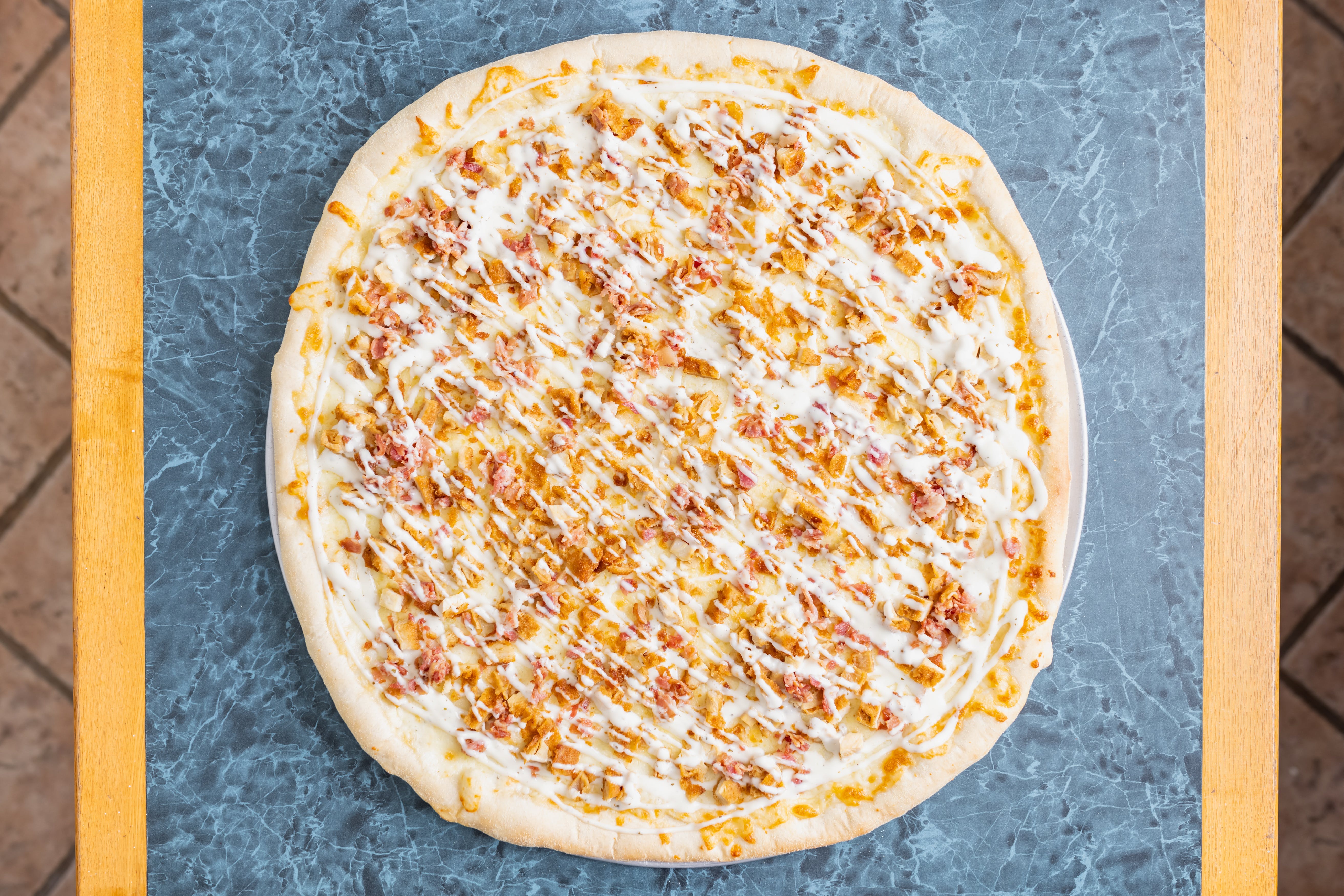 Chicken Bacon Ranch Pizza