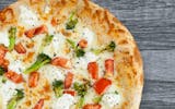 White Vegetable Pizza