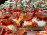 The Sicilian Half Classic & Half Pepperoni Pizza