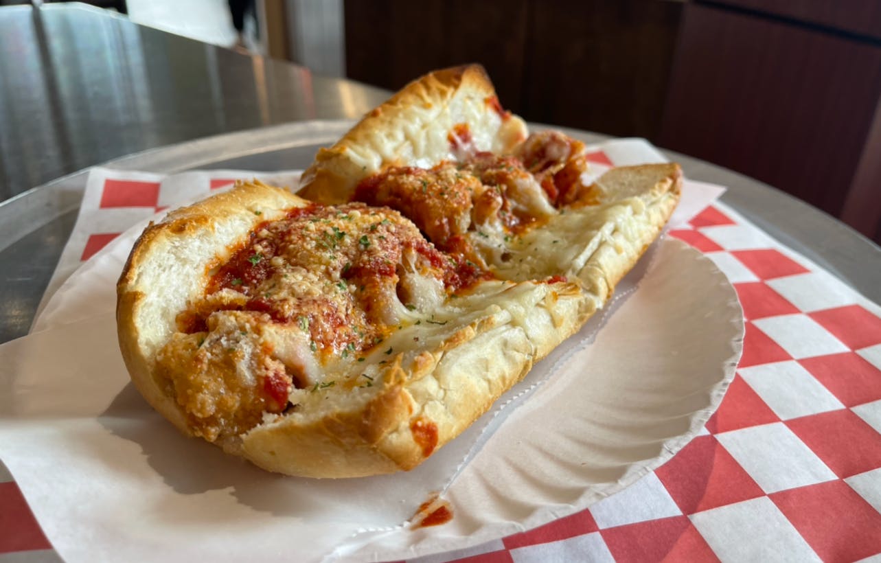 Shrimp Parmesan Sub