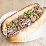 Steak & Cheese, Onions, Green Peppers Sub