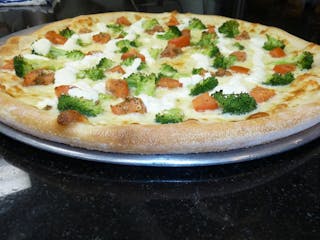 White Broccoli Pizza