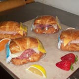 Croissant Sandwich with American Cheese