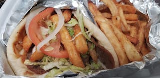 Traditional Gyro Sandwich