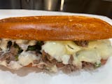 Mushroom Philly Steak Sandwich