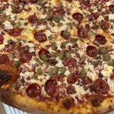 Round Meat Lovers Pizza