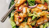 Chicken Kabob Salad over Garden