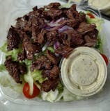 Steak Tips Salad Over Garden