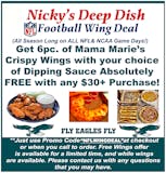 NFL/NCAA Football Wing Deal