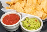 Salsa, Guacamole and Chips