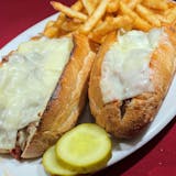 Philly Cheese Steak Sub with Fries & Pickle Thursday Special