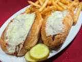 Philly Cheese Steak Sub with Fries & Pickle Thursday Special