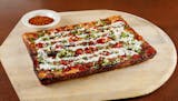 Fire House Special Detroit Style Pizza with Ranch Drizzle