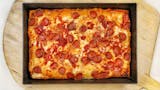 Pepperoni Sicilian Style Pizza