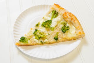 White Broccoli Pizza
