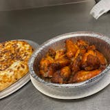 2 Large Pizza Up To Two Toppings Each, 10 Wings Combo Special