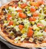 Cheeseburger in Paradise Pizza