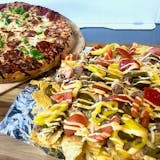 14" Two Topping Pizza with Italian Nachos Special