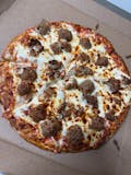 Meatball Pizza