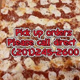 PICK UP ORDERS PLEASE CALL DIRECT (201) 245-2600 -- Grandma Pizza