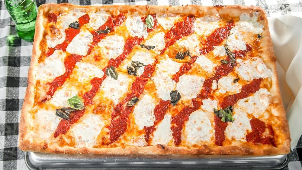 Order Proud Mary Whole Pizza - 8 Slices food online from Nonnas 1977 Bell Blvd store, Queens on bringmethat.com