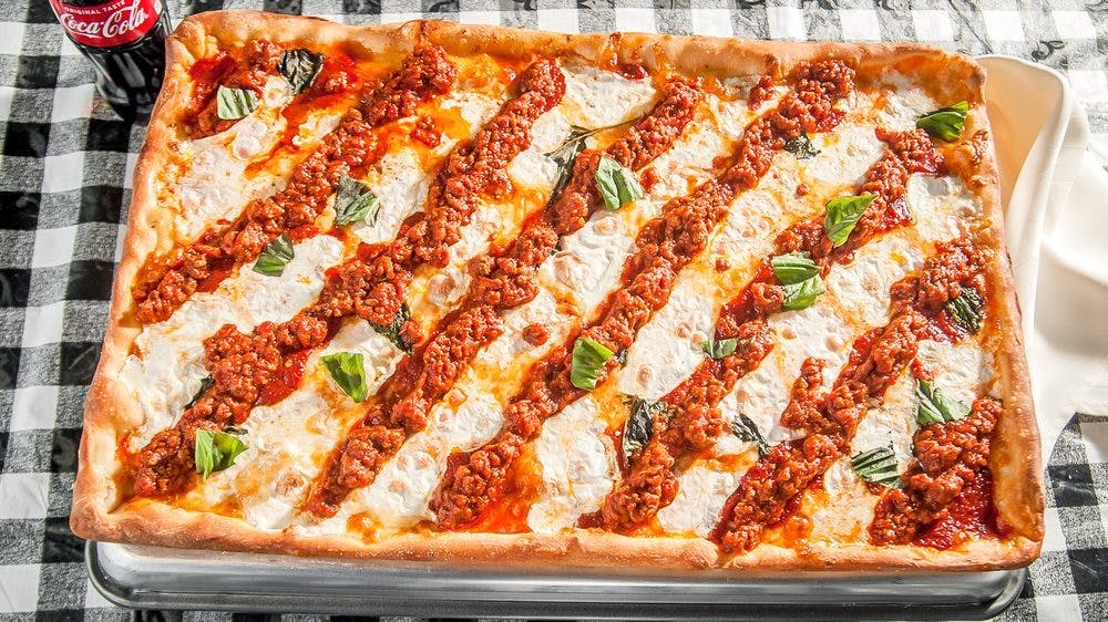Order Roxanne Whole Pizza - 8 Slices food online from Nonnas 1977 Bell Blvd store, Queens on bringmethat.com