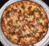 Pineapple Pulled Pork Pizza