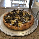 Pan Philly Cheesesteak Pizza
