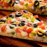 Thin Crust Garden Veggie Pizza
