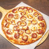 Halal Beef Pepperoni Pizza