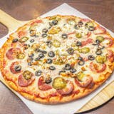 Halal Mediterranean Pizza