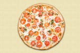White Tomato Basil Pizza