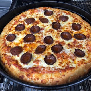 Beef Pepperoni Pizza
