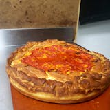 Chicago Style Beef Pepperoni Pizza