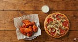 Small Specialty Pizza + 6 Wings
