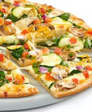 Thin Gourmet Vegetarian Pizza