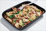 Chicken Bacon Artichoke Pizza (Keto Friendly)