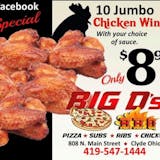 Chicken Wings Facebook Special