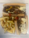 Cheesesteak with Peppers & Onions Combo
