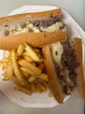 Philly Cheesesteak with Fries Lunch