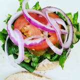 Tuna salad on a bagel