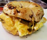 Egg and cheese bagel