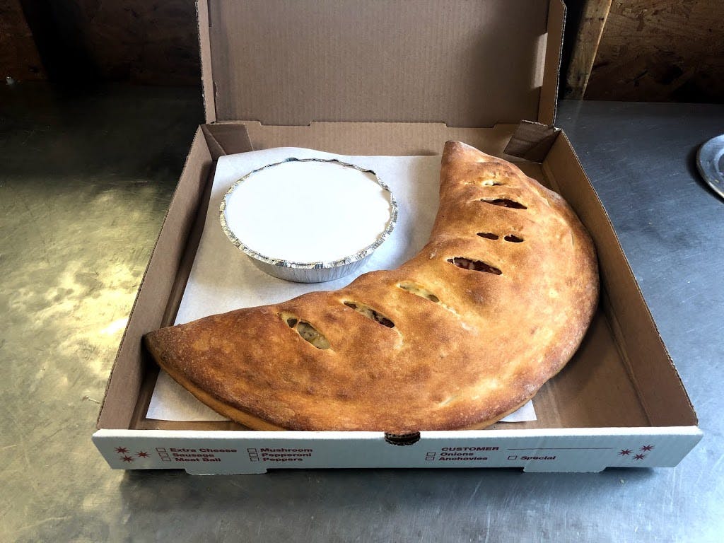 Calzone from Roma Pizza in Hellertown