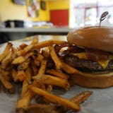 100% Beef Jumbo Burger Made Your Way