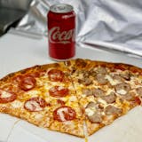 2 Slices w/ 1 Topping & Drink