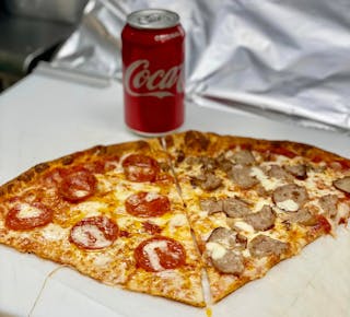 2 Slices w/ 1 Topping & Drink